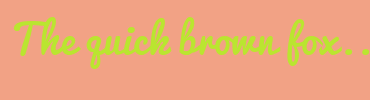 Image with Font Color BAE530 and Background Color F2A285